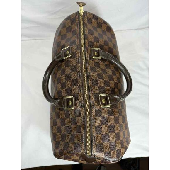 Louis Vuitton Brown Damier Ebene Speedy 35 SPB-TS 348226 - Picture 13 of 16